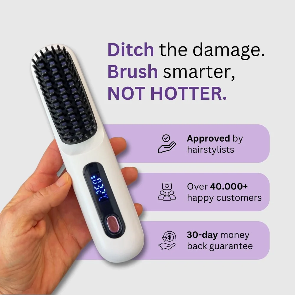 Zandora Portable Straightener Brush