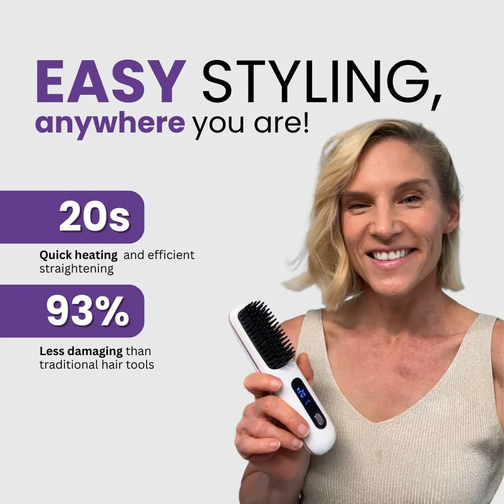 Zandora Portable Straightener Brush