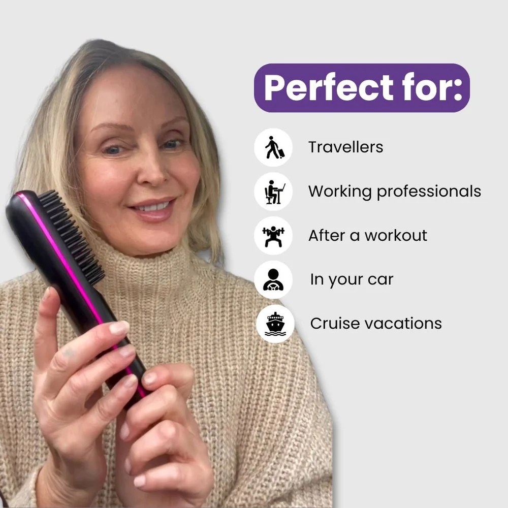 Zandora Portable Straightener Brush