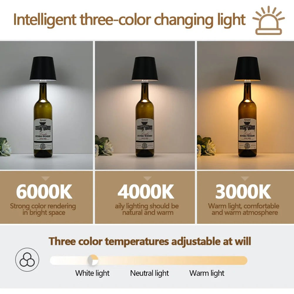 WIRELESS TOUCH CONTROL BOTTLE LAMP