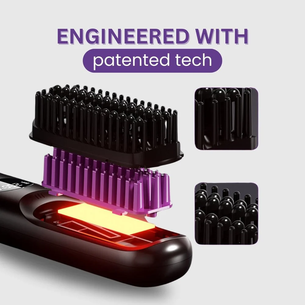 Zandora Portable Straightener Brush